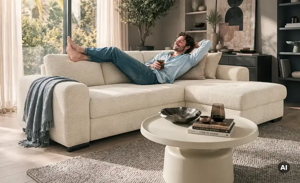 Couchtisch, in Wohnsituation
