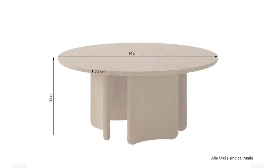 SCHÖNER WOHNEN Kollektion Couchtisch Molde, Bemaßung