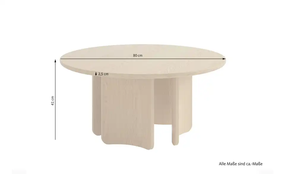 SCHÖNER WOHNEN Kollektion Couchtisch, Bemaßung