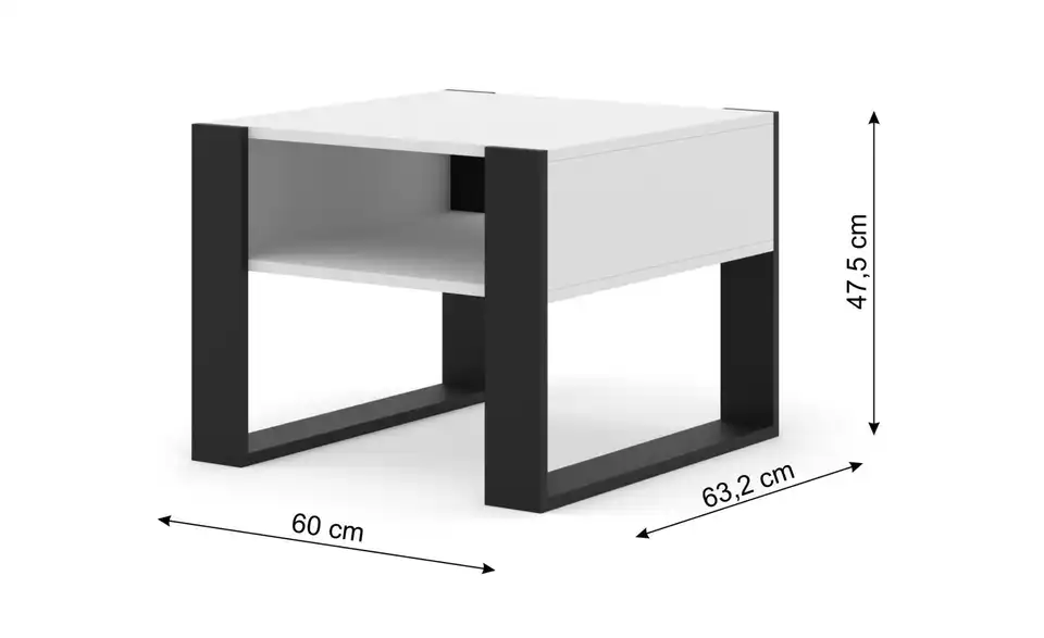 Couchtisch, Bemaßung