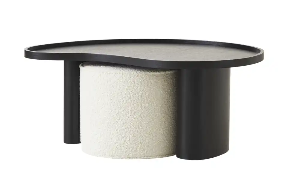 Couchtisch mit Hocker, Perspektive
