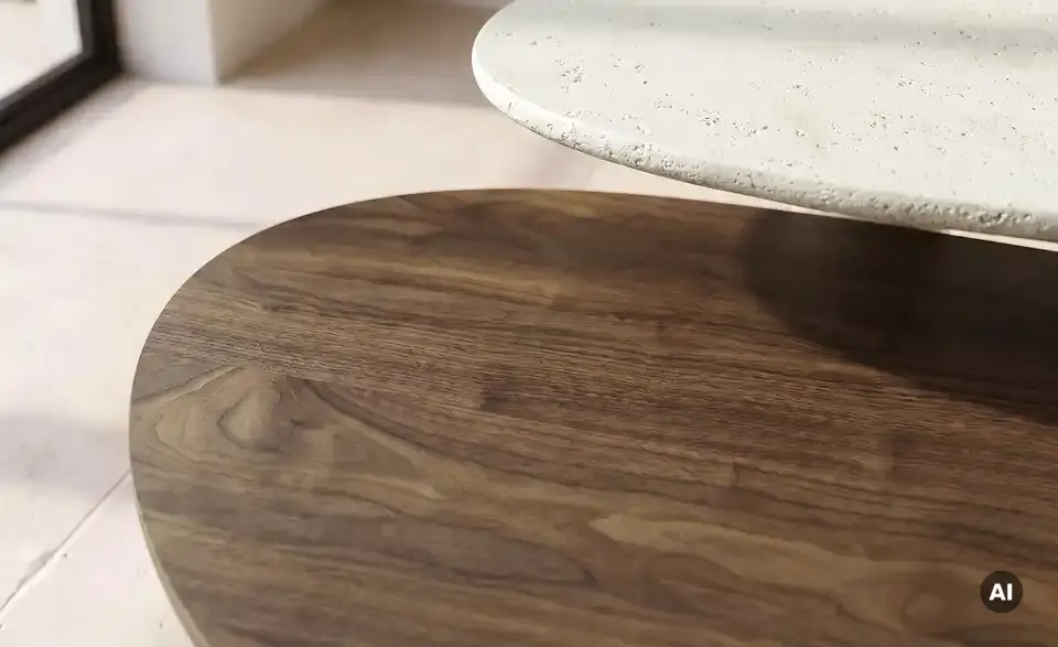 Couchtisch, Detailansicht