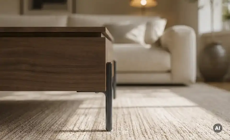 Couchtisch, Detailansicht