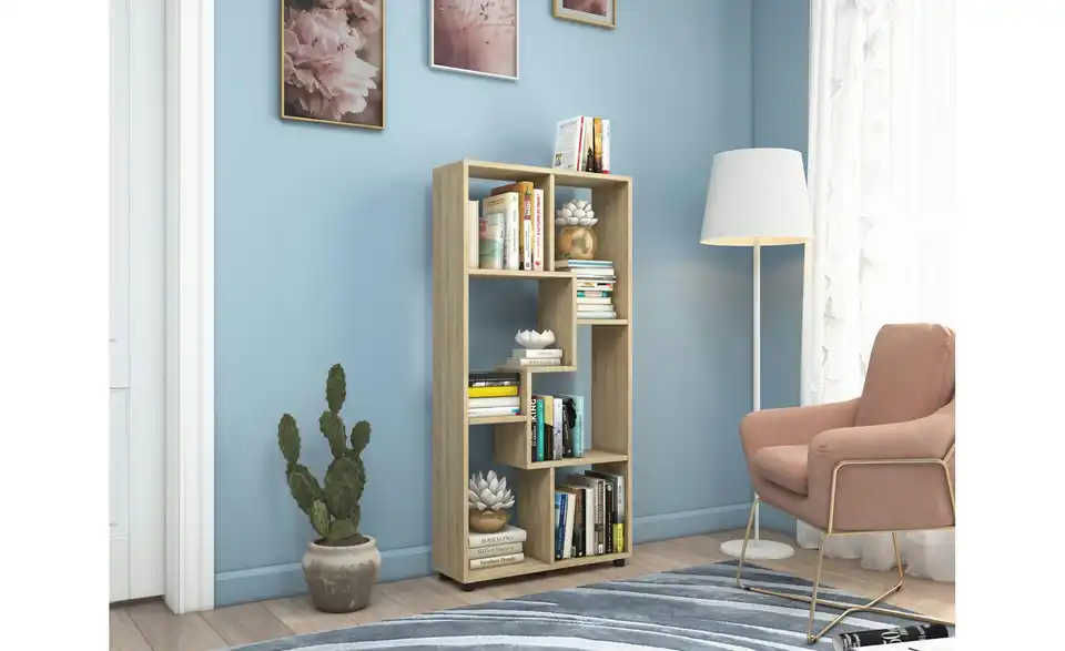 Standregal, in Wohnsituation