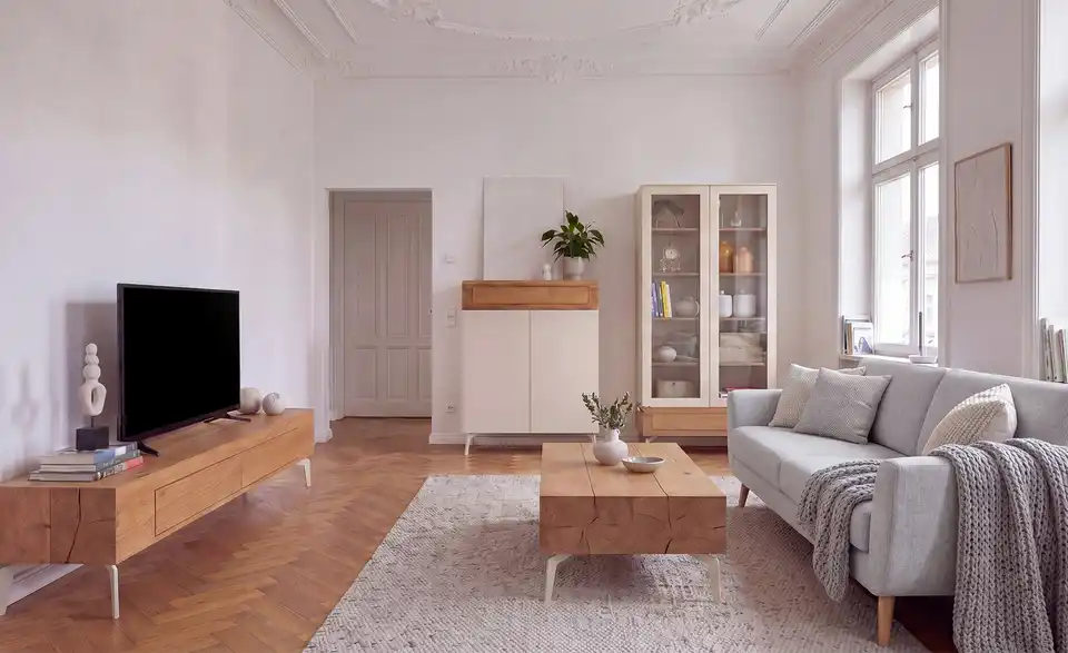 TV-Lowboard, in Wohnsituation