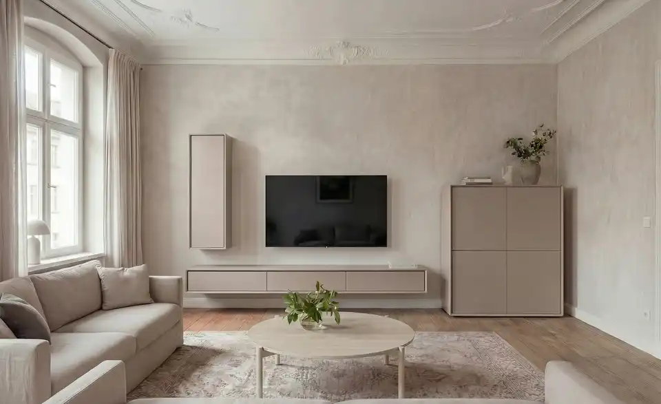 TV-Lowboard, in Wohnsituation