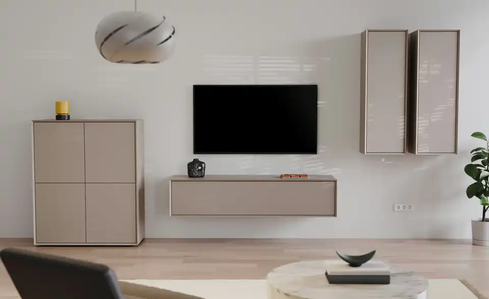 TV-Lowboard, in Wohnsituation