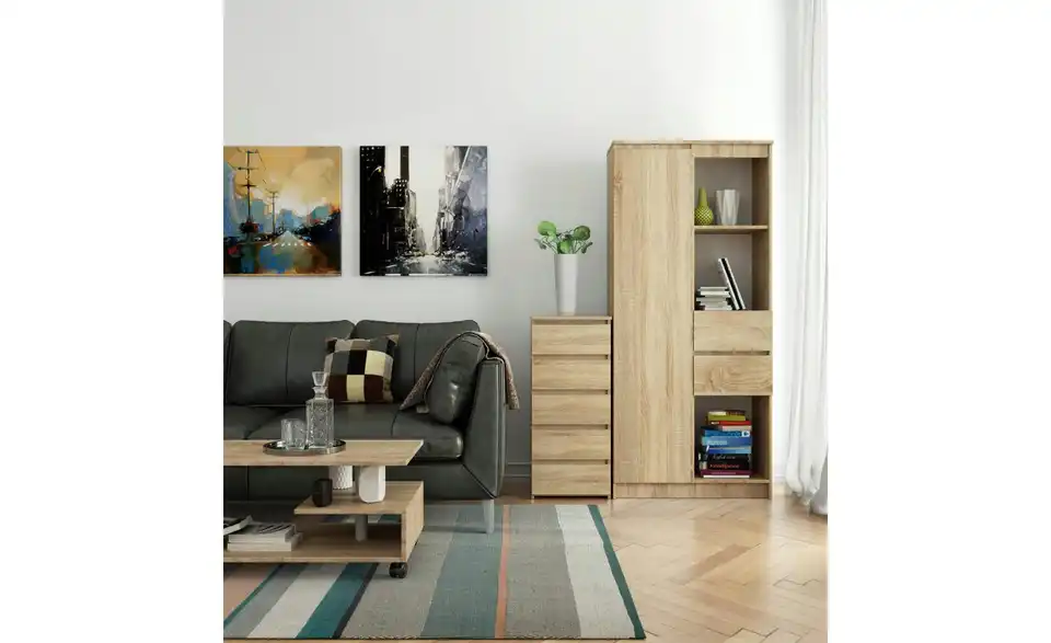 Kommode mit 5 Schubladen, in Wohnsituation