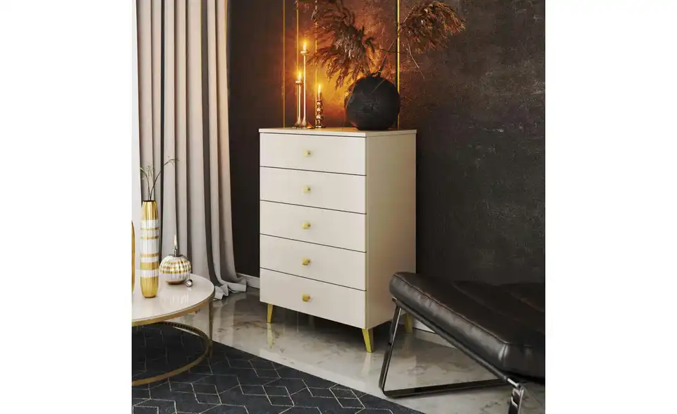 Kommode mit 5 Schubladen, in Wohnsituation