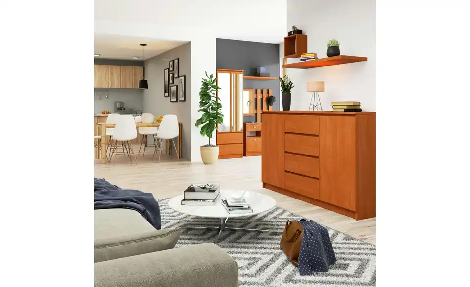 Highboard 160 cm breit, in Wohnsituation