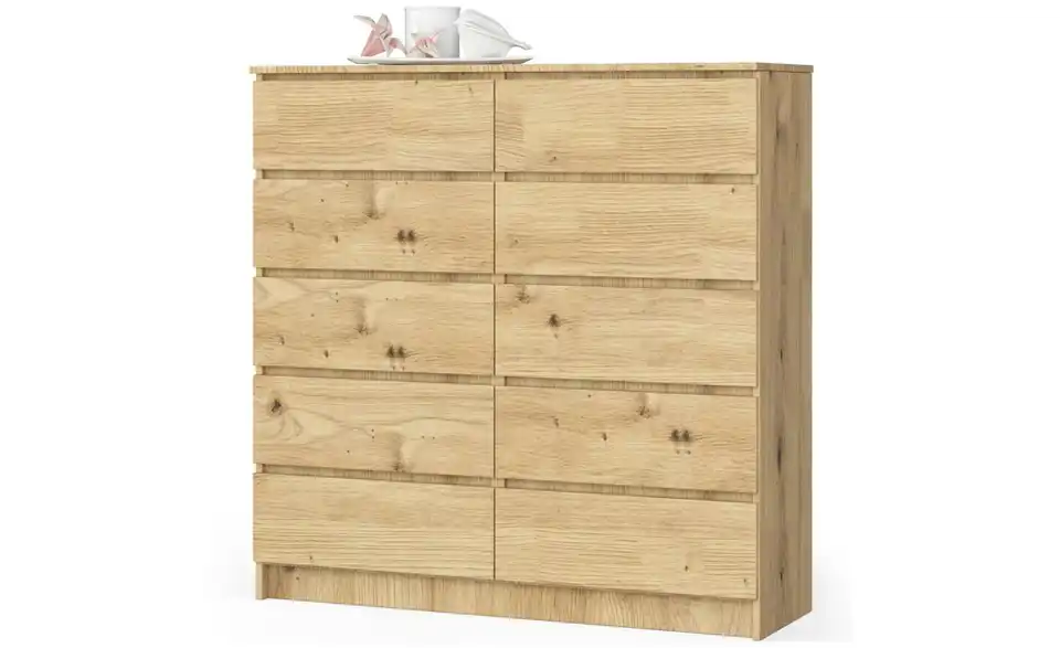 Kommode mit 10 Schubladen, Perspektive