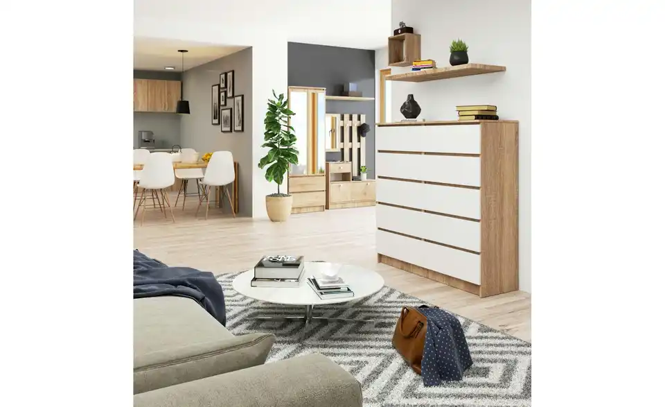 Kommode mit 10 Schubladen, in Wohnsituation