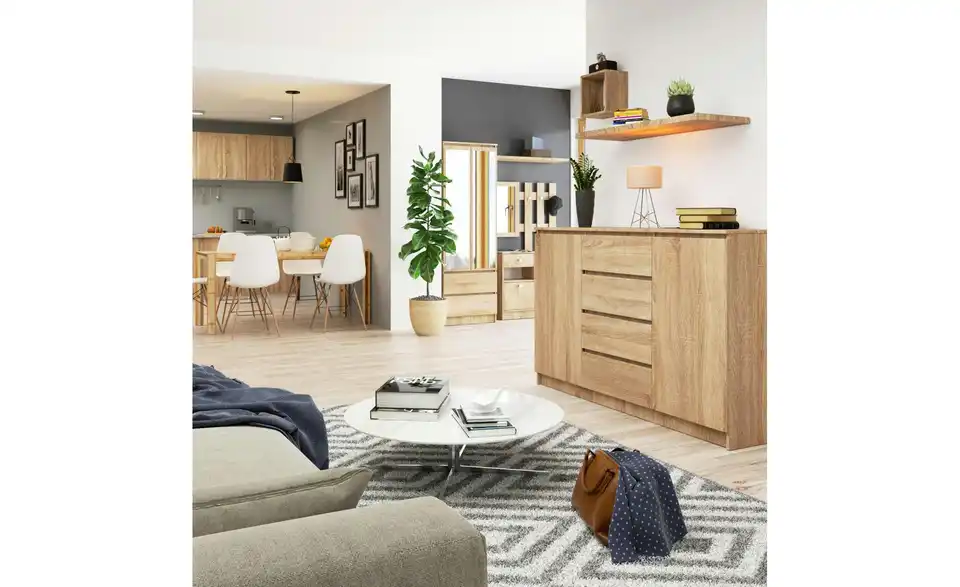 Highboard 160 cm breit, in Wohnsituation