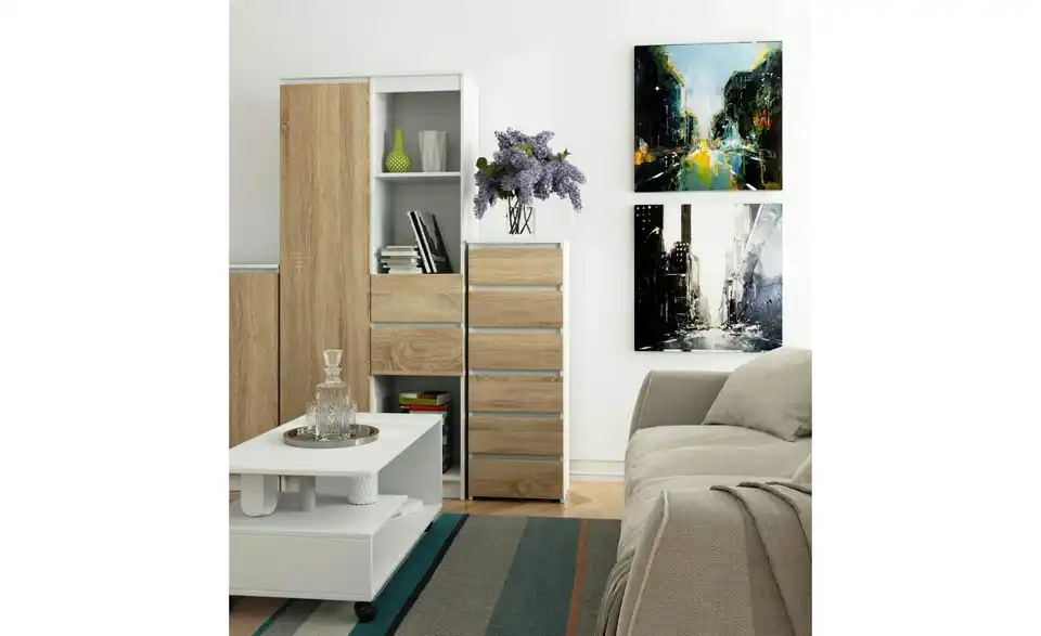 Kommode mit 6 Schubladen, in Wohnsituation