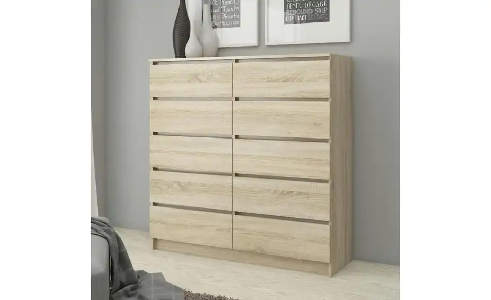 Kommode mit 10 Schubladen, in Wohnsituation