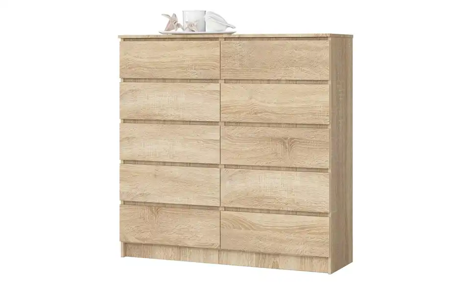 Kommode mit 10 Schubladen, Perspektive