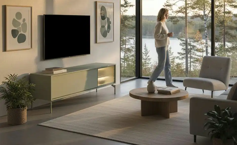 TV-Lowboard Flumeri, in Wohnsituation