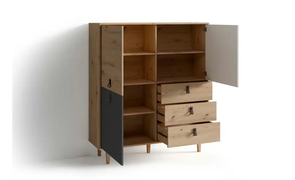 by Living Highboard, geöffnet