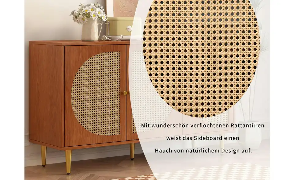 Sideboard, Bild mit Text