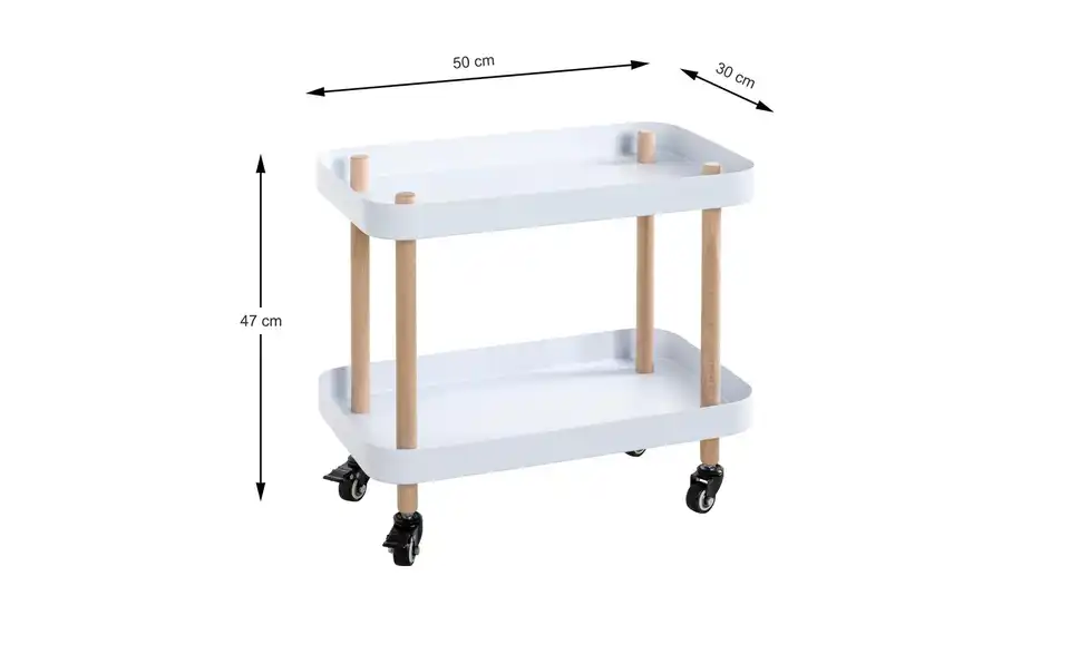 Beistelltisch, Bemaßung