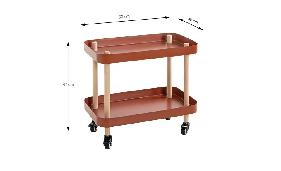 Beistelltisch, Bemaßung