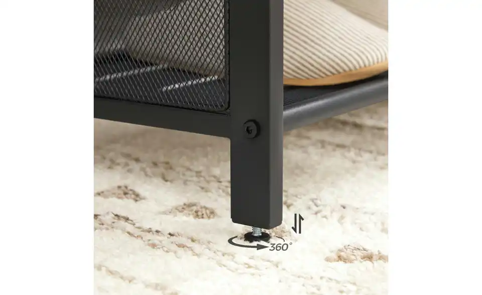 Schuhregal, Detailansicht