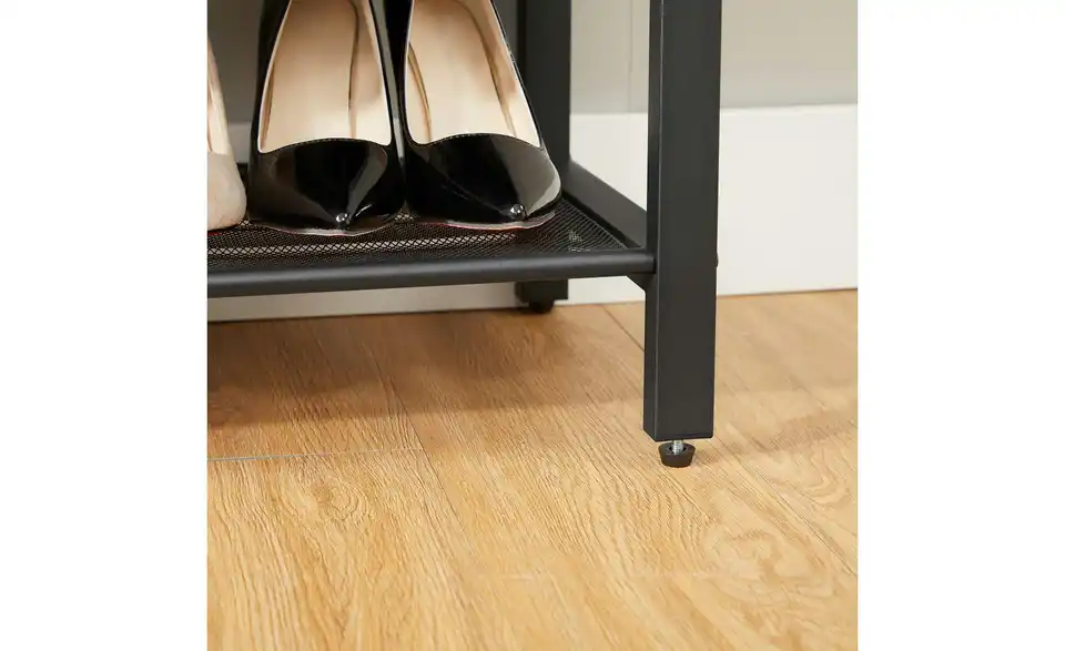 Schuhregal, Detailansicht