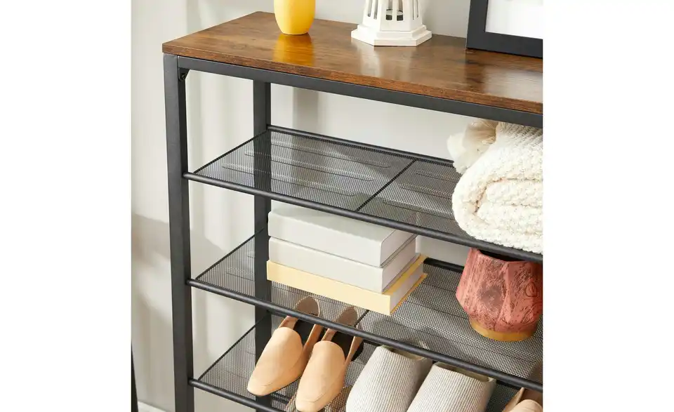 Schuhregal, Detailansicht