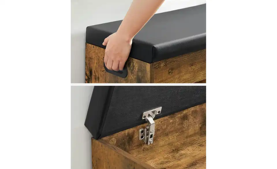 Schuhbank, Detailansicht