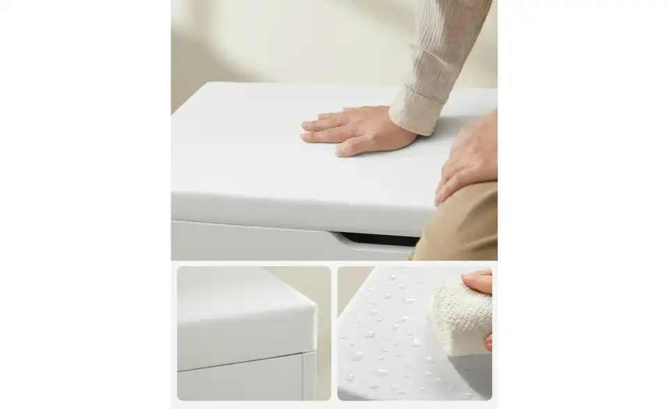 Schuhbank, Detailansicht