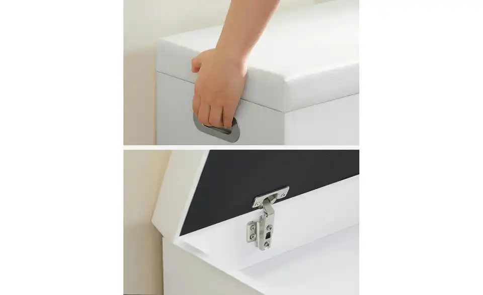 Schuhbank, Detailansicht