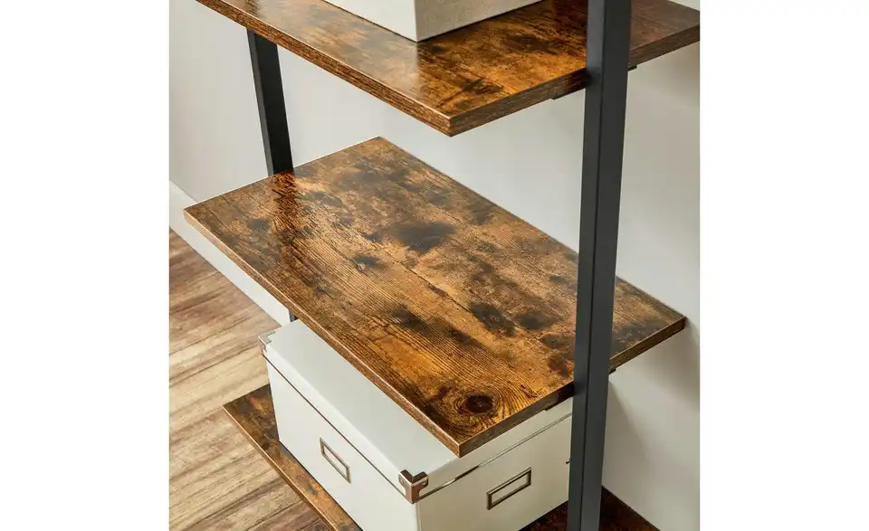 Leiterregal, Detailansicht