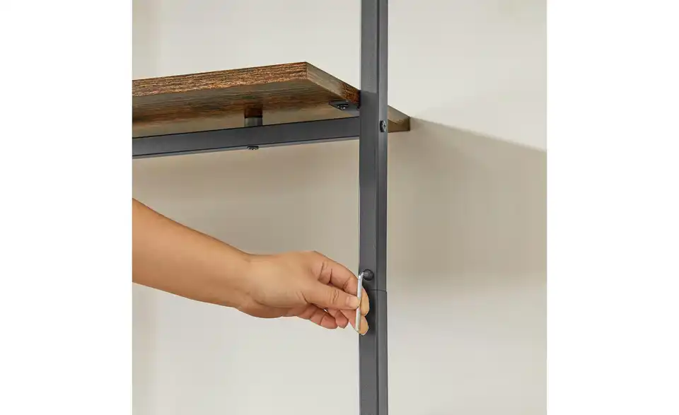 Leiterregal, Detailansicht