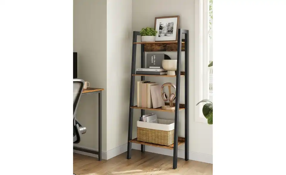 Leiterregal, in Wohnsituation