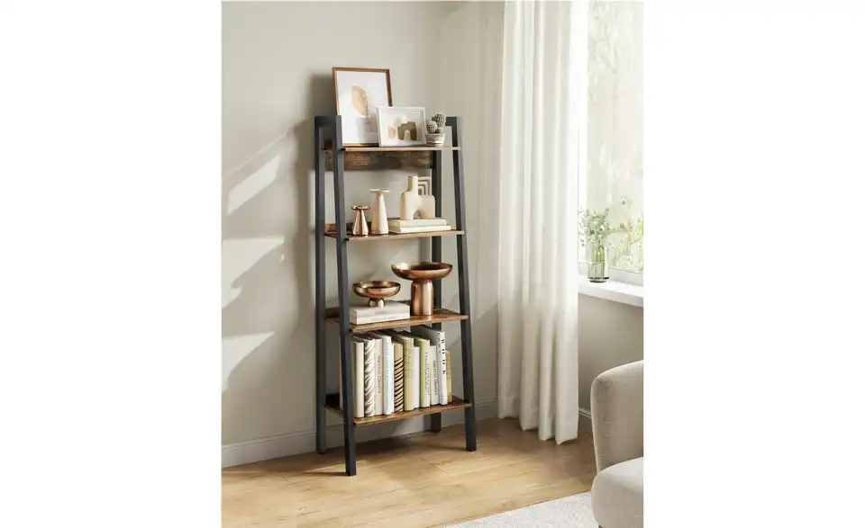 Leiterregal, in Wohnsituation