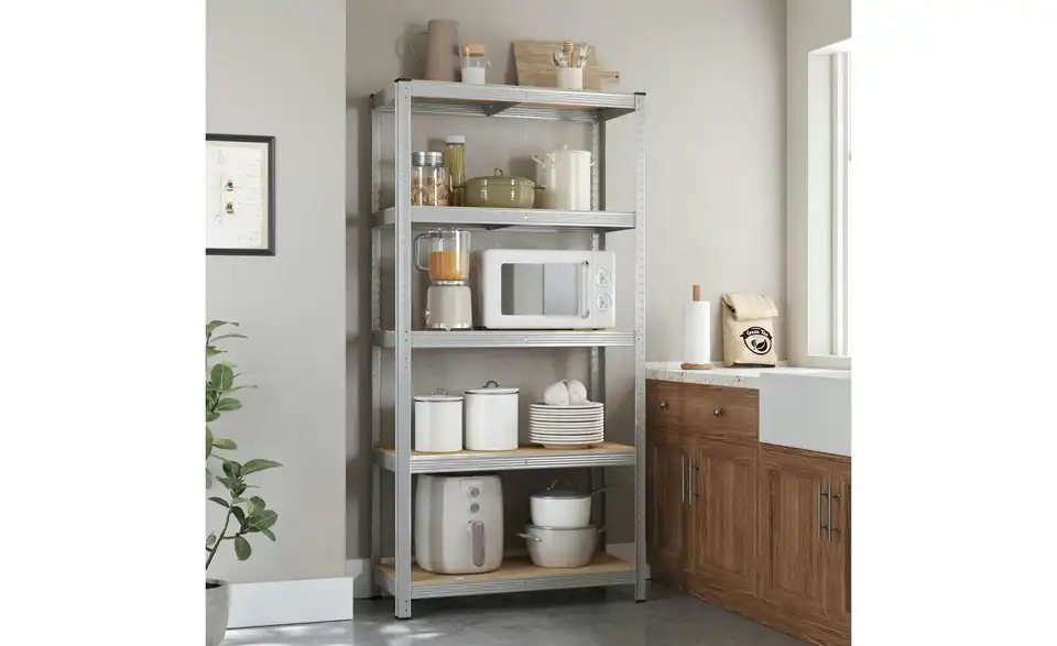 Schwerlastregal, in Wohnsituation