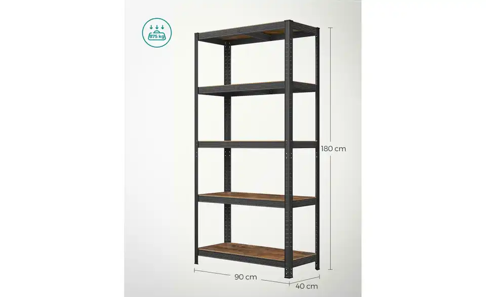 Schwerlastregal, Bemaßung