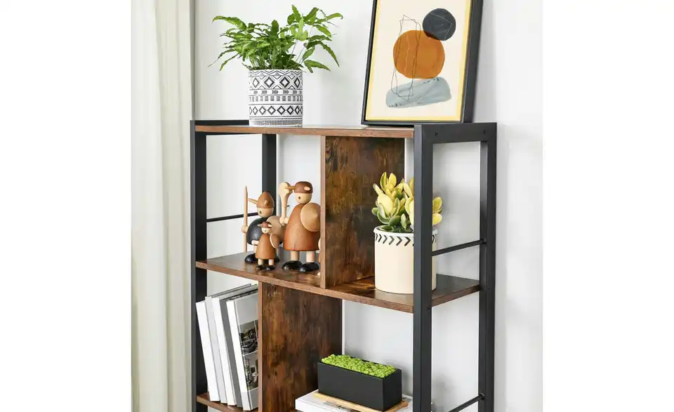 Bücherregal, Detailansicht