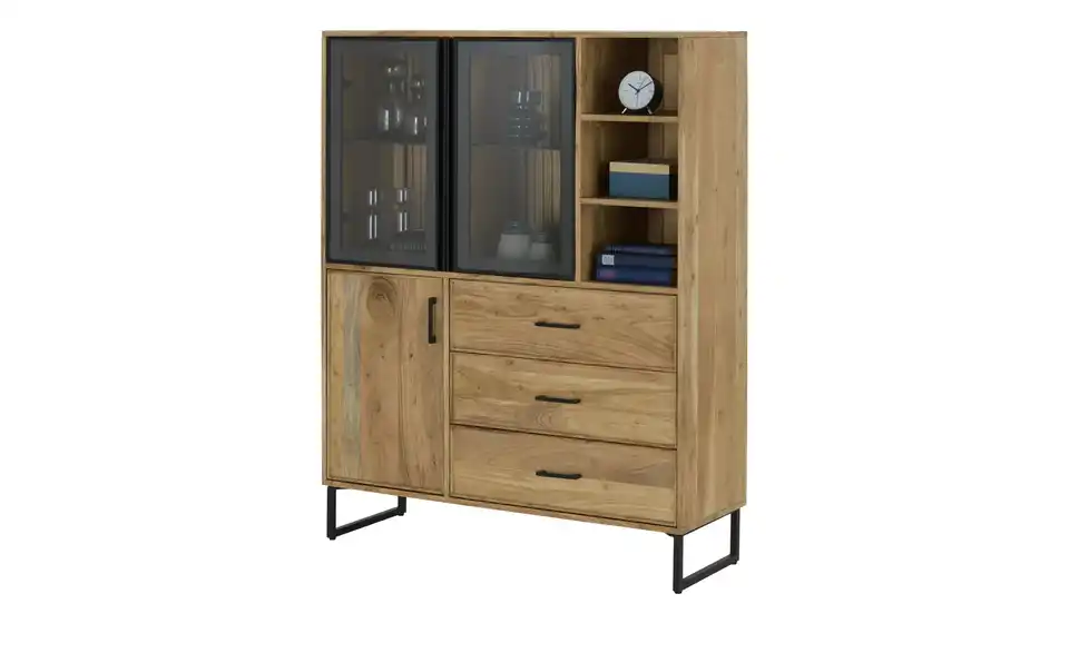 Highboard-Vitrine, Perspektive