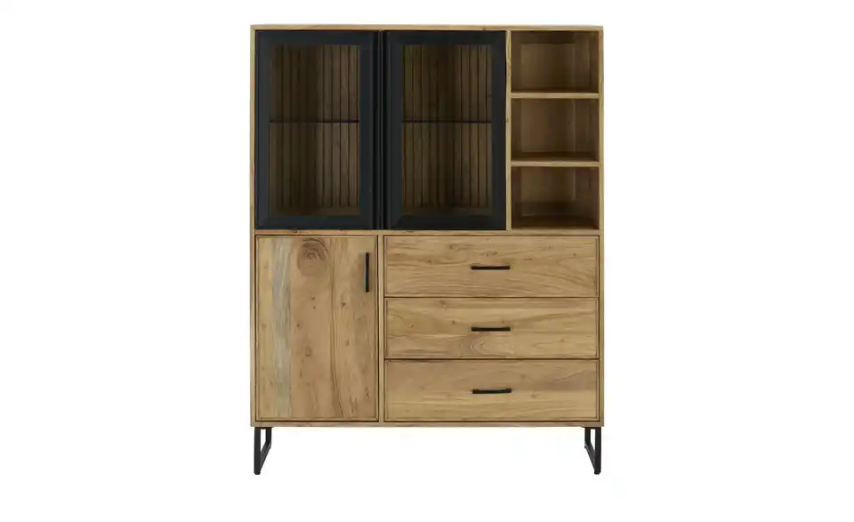 Highboard-Vitrine, Frontansicht