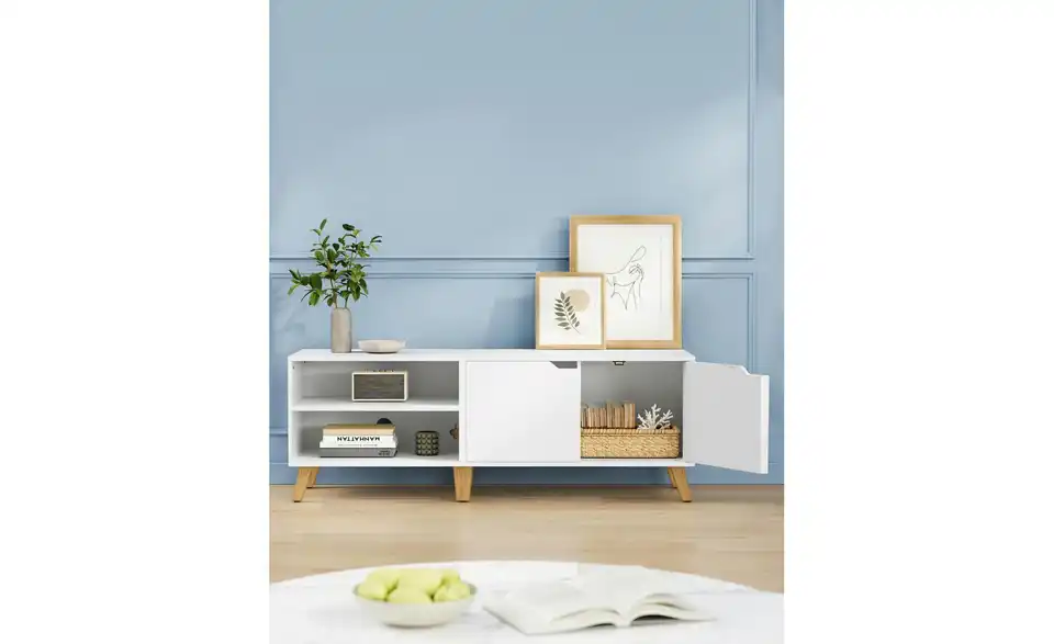 TV-Lowboard, geöffnet