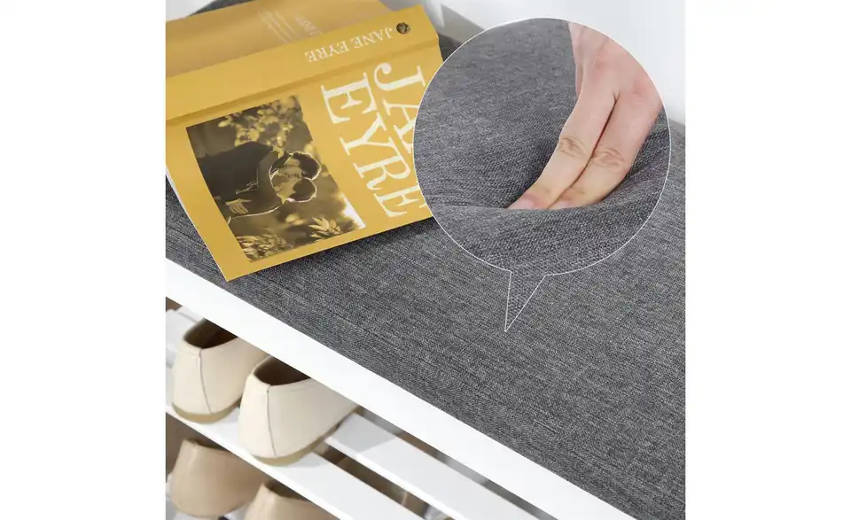 Schuhregal, Detailansicht