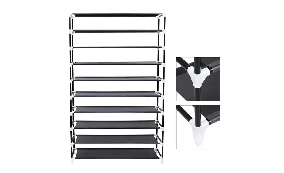 Schuhregal, Detailansicht