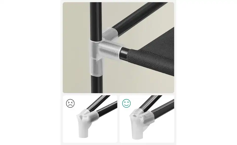 Schuhregal, Detailansicht