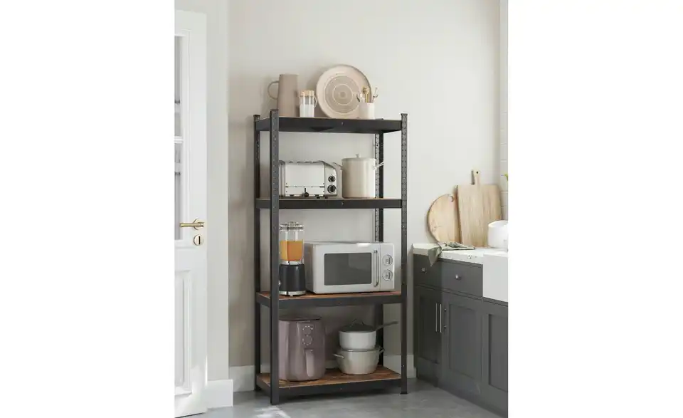 Schwerlastregal, in Wohnsituation