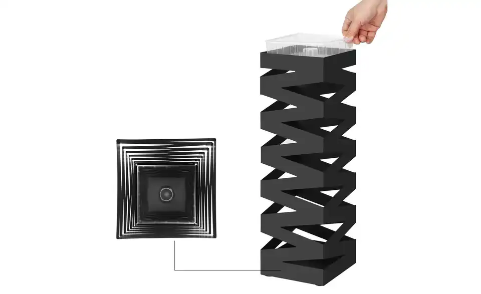 Regenschirmhalter, Detailansicht