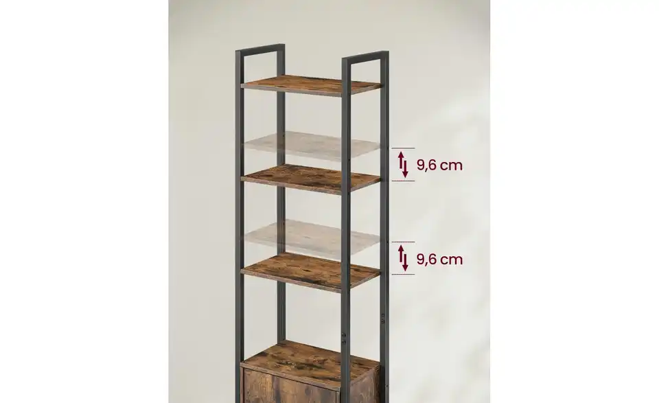 Regal, Bild mit Text