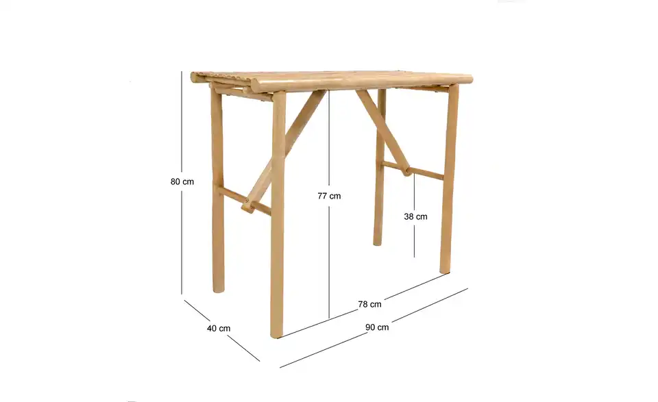 Konsolentisch, Bemaßung