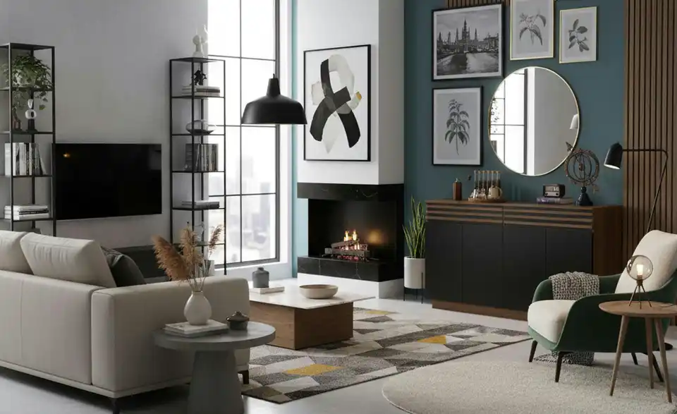 Sideboard, in Wohnsituation