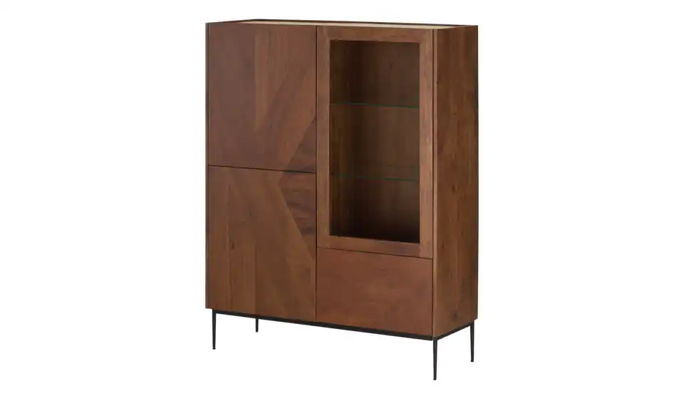 Highboard-Vitrine, Perspektive